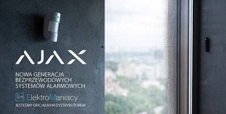 Bezprzewodowy czujnik ruchu z kamerą Ajax MotionCam Biały